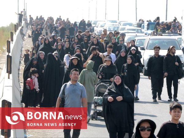 مراسم جاماندگان اربعین حسینی در شهرستان ری