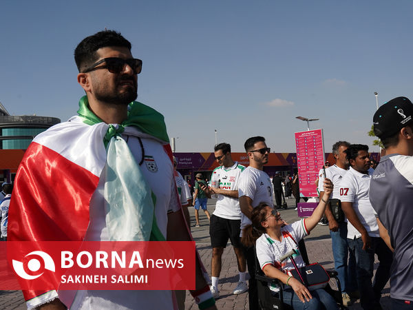 ورزشگاه خلیفه قطر در آستانه دیدار ایران - انگلیس