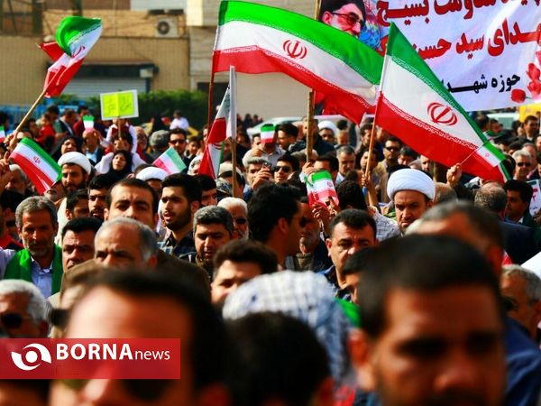 راهپیمایی 22 بهمن در منطقه آزاد اروند-آبادان