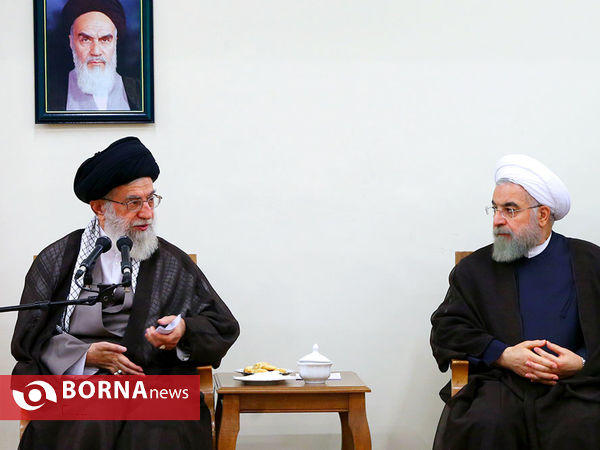 دیدار ‫رئیس جمهوری و اعضای هیأت با رهبر انقلاب