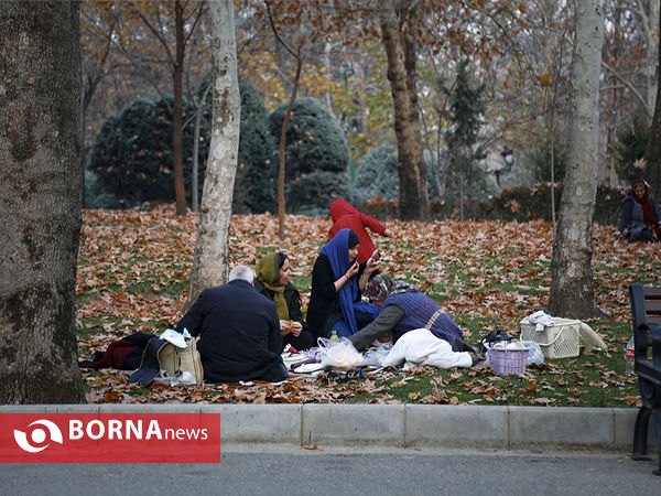 واپسین روزهای پاییزی تهران