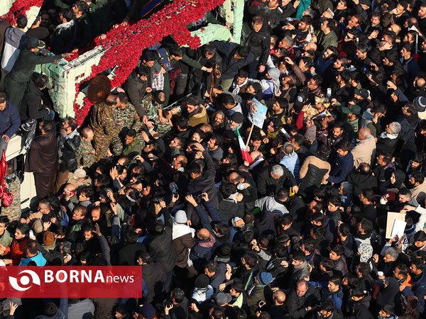 تشییع پیکر سردار شهید حاج قاسم سلیمانی در تهران