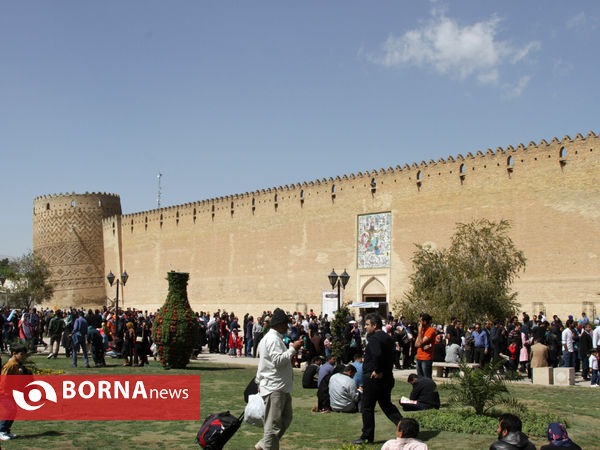 میهمانان نوروزی در ارگ کریمخان