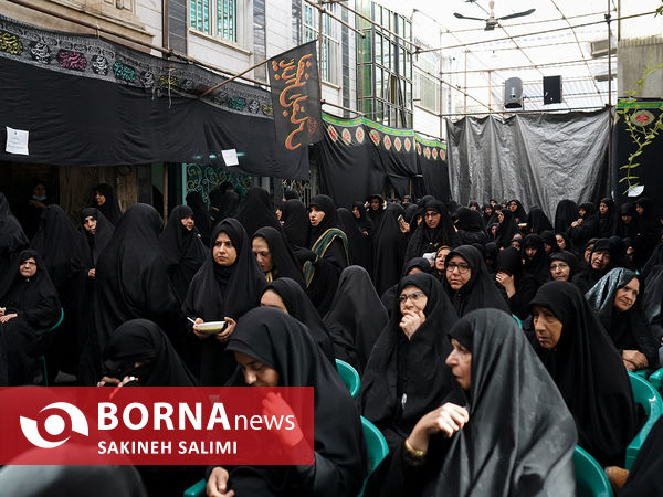 عزاداری روز تاسوعای حسینی علیه السلام در حسینیه سیدها