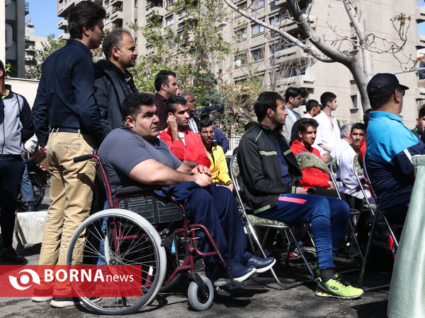 مراسم گلریزان اهالی ورزش با حضور وزیر ورزش و جوانان