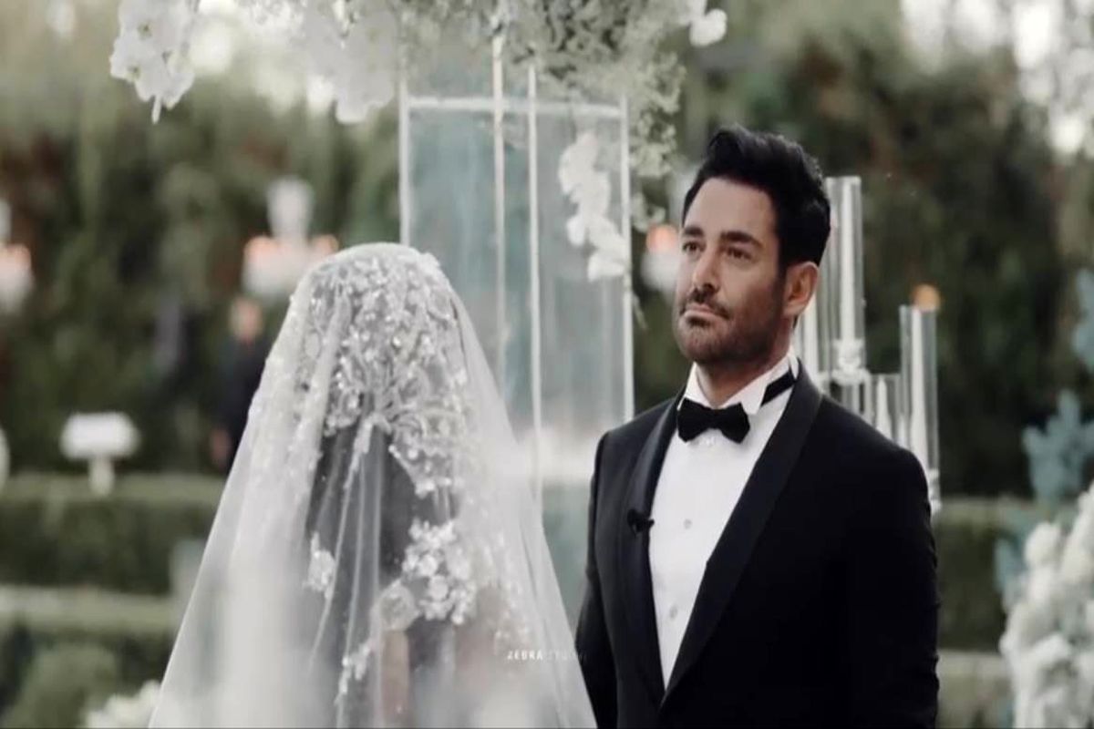 حرف‌های محمدرضا گلزار به همسرش در عروسی‌+ ویدئو