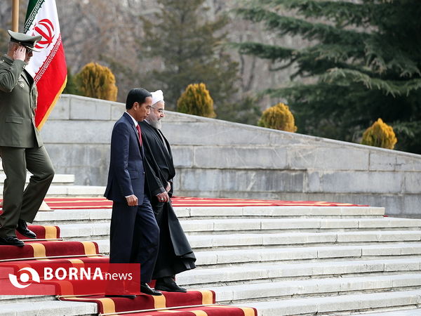 استقبال رسمی دکتر روحانی از رییس جمهوری اندونزی