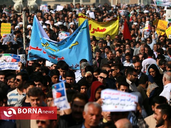 راهپیمایی حمایت از ولایت و اقتدار کشور - اهواز
