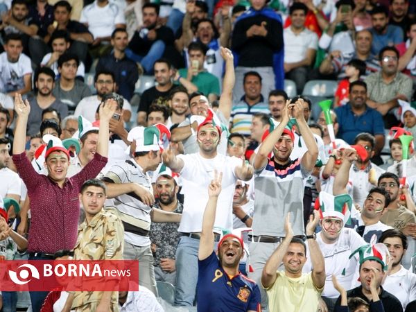 دیدار تیم ها فوتبال ایران- ازبکستان
