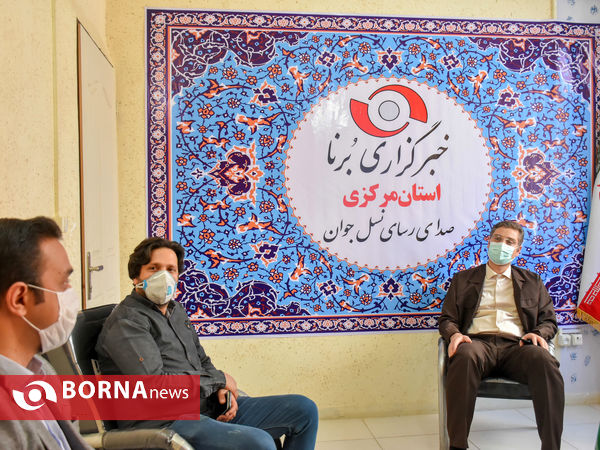 بازدید مدیرکل ورزش و جوانان از دفتر خبرگزاری برنا در استان مرکزی