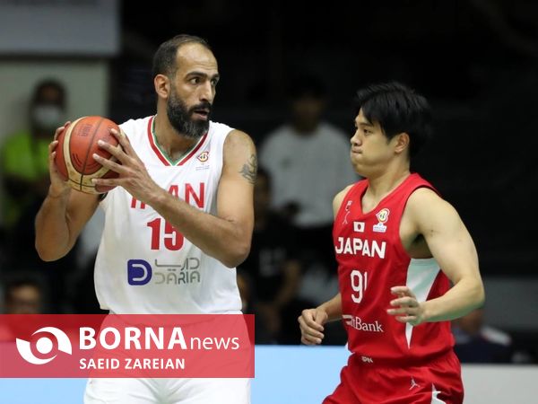 دیدار تیم های بسکتبال ایران - ژاپن