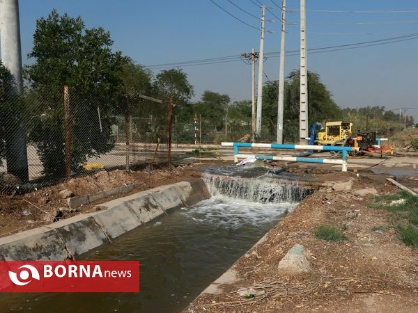 آبادان و خرمشهر پنج روز پس از بارندگی