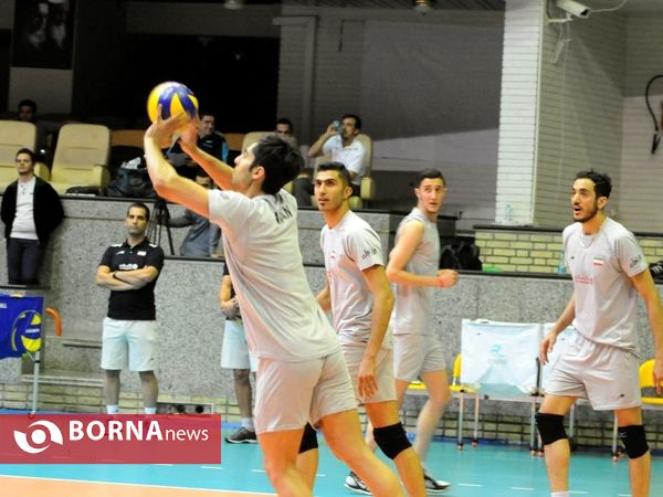 تمرینات تیم ملی والیبال ایران