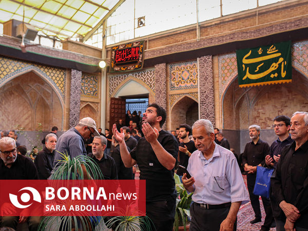 عزاداری روز تاسوعای حسینی علیه السلام در بازار تهران 