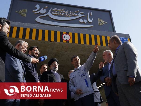 افتتاح قطعه دوم آزاد راه تهران-شمال