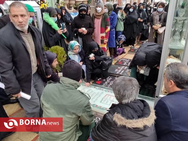 حال و هوای گلزار شهدا شهر کرمان