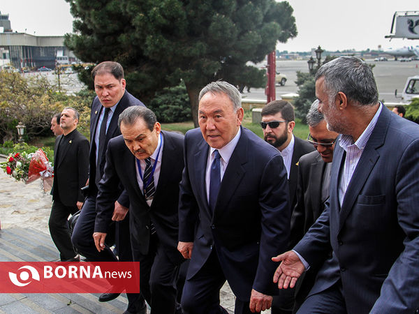 ورود رئیس جمهور قزاقستان به ایران