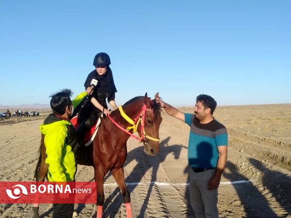 دومین مسابقات کورس اسب سواری در خراسان جنوبی