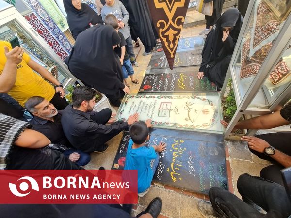گلزار شهدا کرمان و آرامگاه شهید حاج قاسم سلیمانی در روز اربعین 