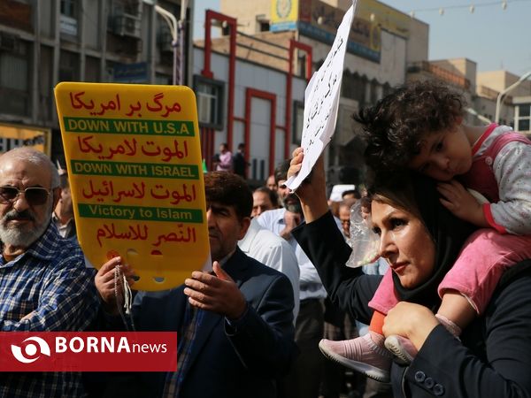 راهپیمایی حمایت از ولایت و اقتدار کشور - اهواز