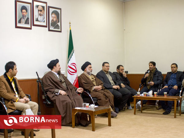 دیدار سید حسن خمینی با مدیران رسانه