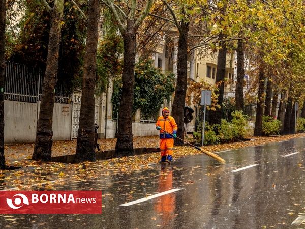 شيراز زیبای بارانی