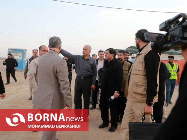 بازدید معاون اول رییس جمهور از مرزهای اربعین خوزستان