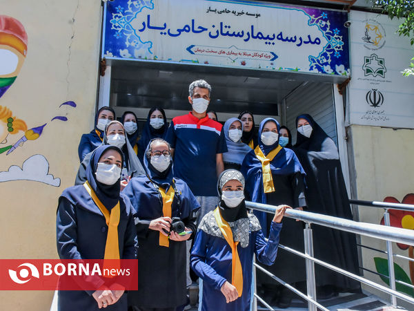 حضور تیم رسانه ورزش در بخش درمانی کودکان سرطانی