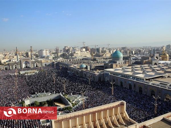 نماز عید فطر حرم مطهر رضوی