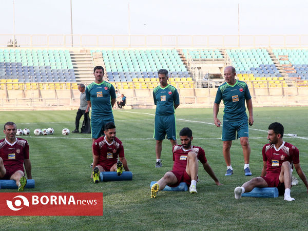 تمرین تیم فوتبال پرسپولیس تهران