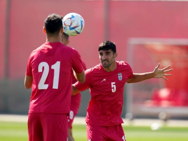 تمرین تیم ملی قبل از دیدار با ولز