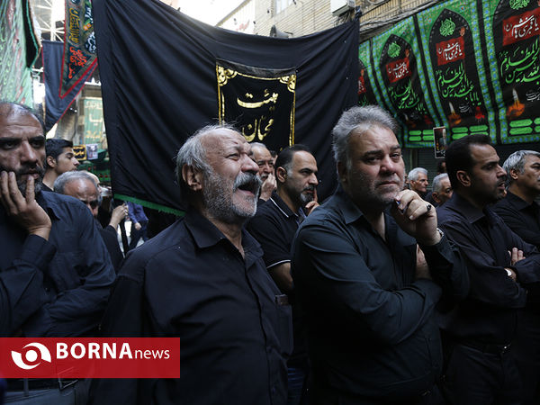 عزاداری تاسوعای حسینی در بازار تهران