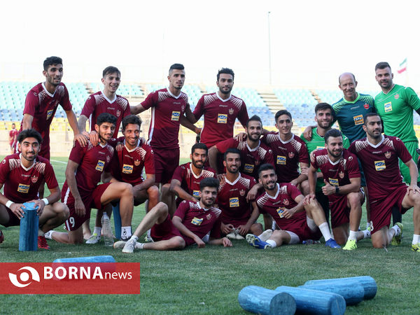 تمرین تیم فوتبال پرسپولیس تهران
