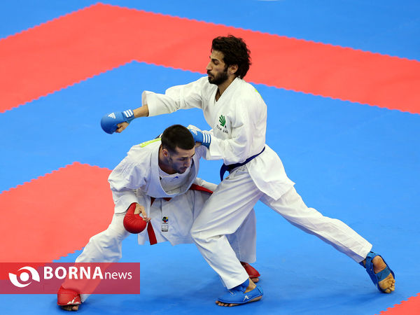 سکوی مسابقات کاراته روز اول مسابقات باکو ۲۰۱۷