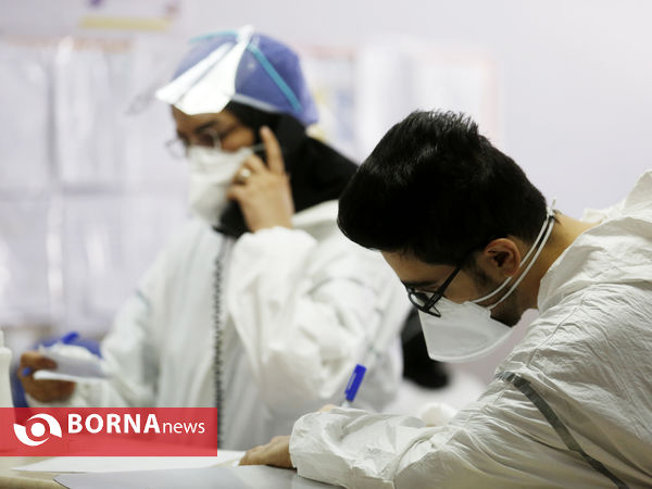 نبرد با کرونا بیمارستان نمازی شیراز