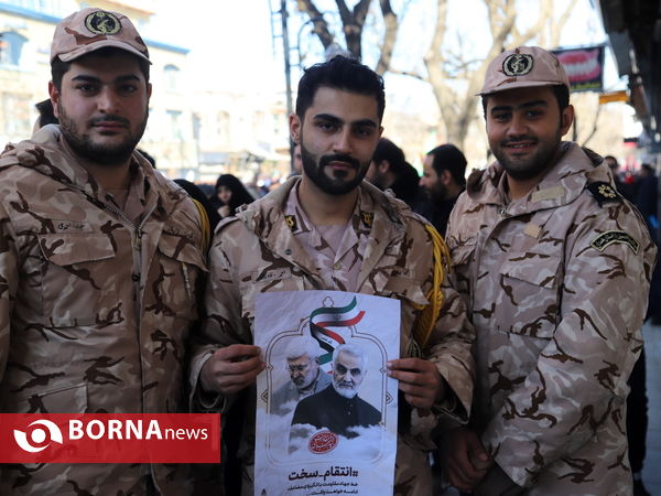 تجمع عاشورایی همدانی ها در پاسداشت شهید سلیمانی