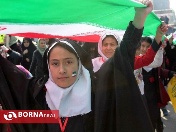 مراسم راهپیمایی 22 بهمن در شهرستان قدس