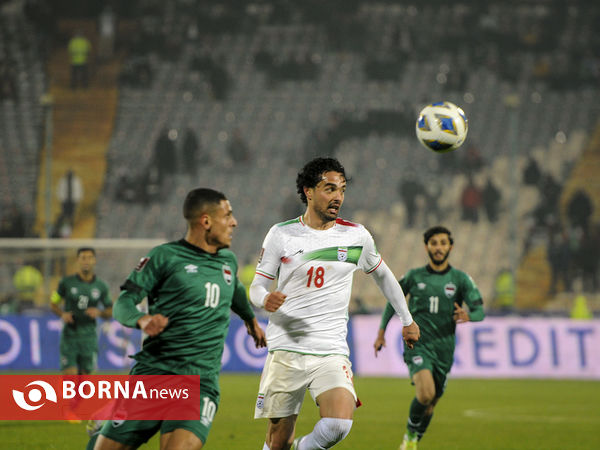 دیدار تیم های فوتبال ایران - عراق