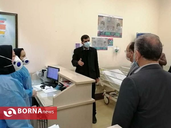 حضور فرماندار ارومیه در بیمارستان‌ها برای بازدید روز پرستار