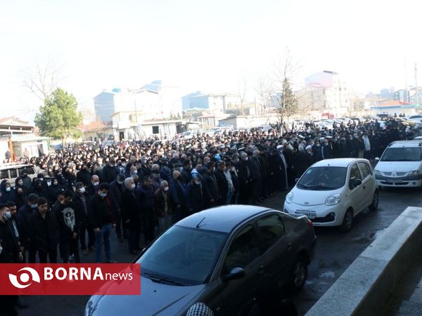 مراسم تشییع پیکر، علیرضا حسنی مقدم، مربی تیم نونهالان ملوان بندرانزلی