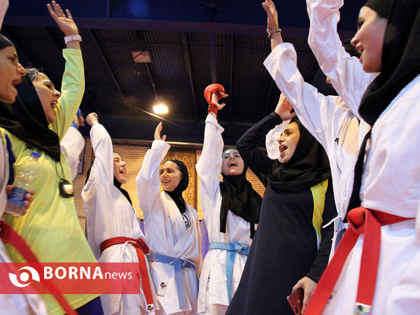 تمرین تیم ملی کاراته بانوان