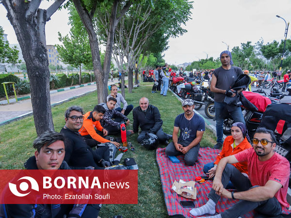 گردهمایی بزرگ موتورسواران ایران