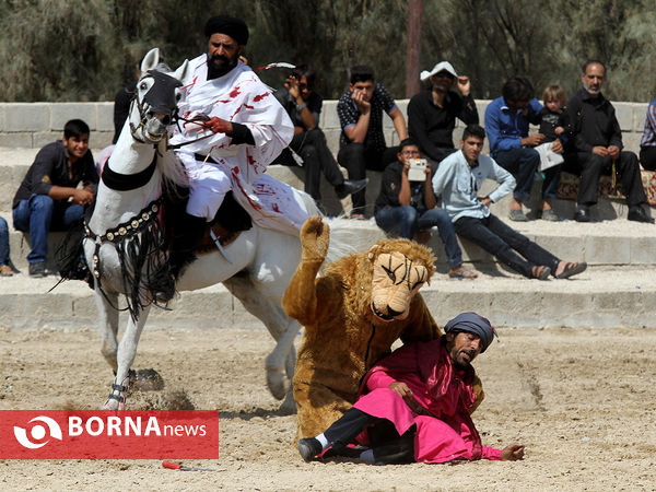 تعزیه روز عاشورا در روستای چاه شرف شهرستان مُهر استان فارس