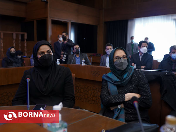 تجلیل از مهین فرهادی زاد