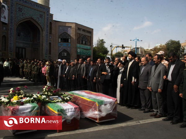 تشییع پیکر جانباختگان منا در اردبیل