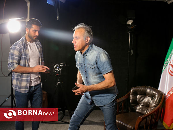 حضور علی فروتن در خبرگزاری برنا