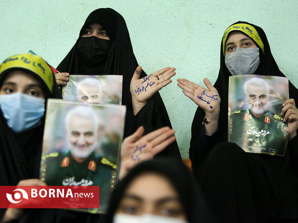 اجتماع دختران حاج قاسم - ورزشگاه ۱۲هزار نفری آزادی