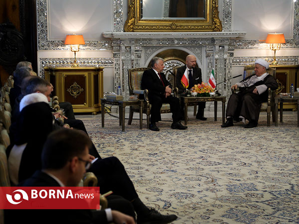  دیدار رییس مجلس سنای لهستان با آیت الله هاشمی رفسنجانی