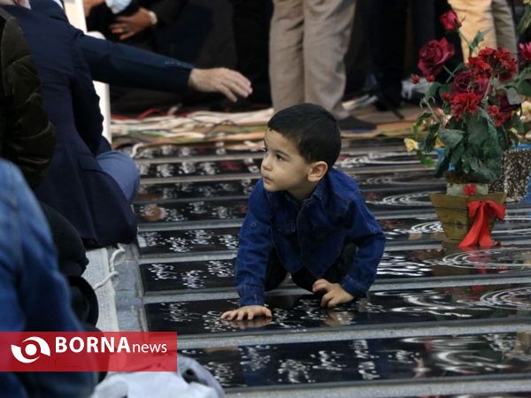 مراسم وداع با شش شهید گمنام در رشت