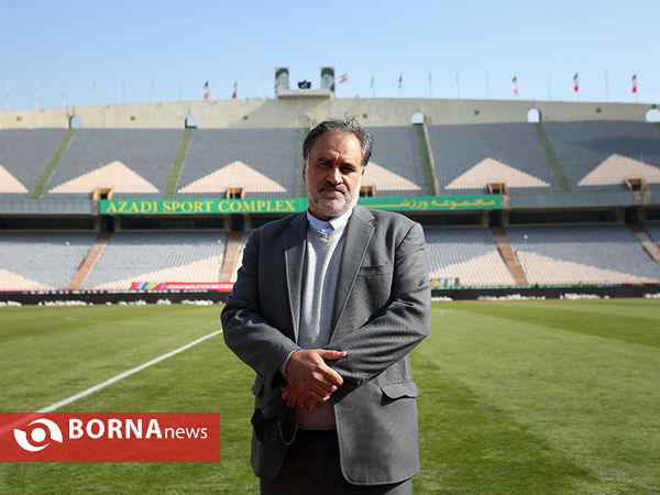 آماده سازی ورزشگاه آزادی برای بازی ایران و عراق